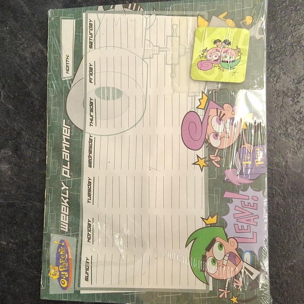 Nickelodeon Fairly OddParents Green and Purple Planner
